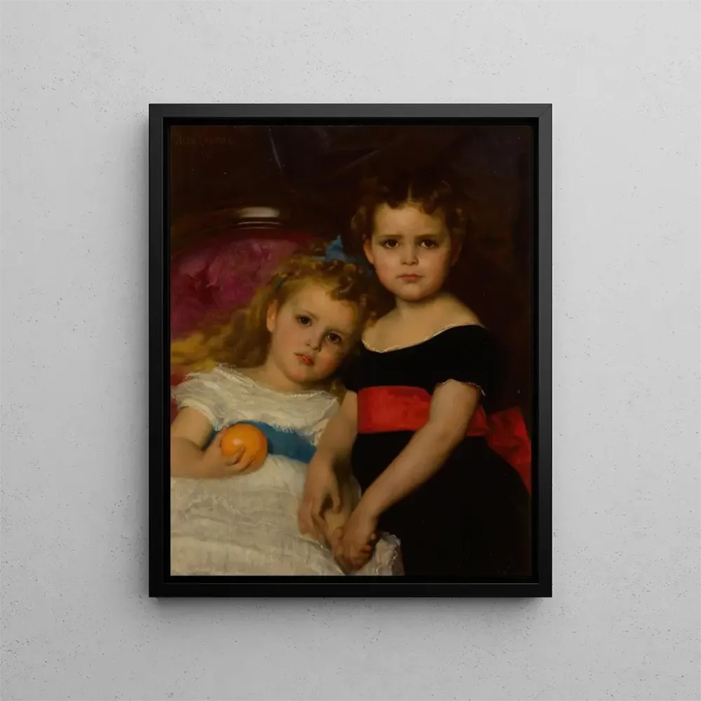Gemälde Portrait der beiden Schwestern - Alexandre Cabanel | Kunstdruck