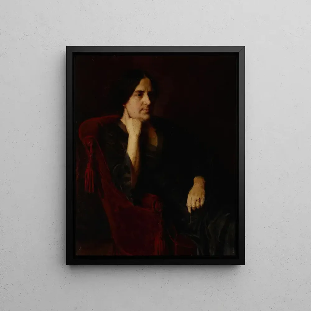 Gemälde Portrait der Ehefrau - Aleksander Krawczyk | Kunstdruck