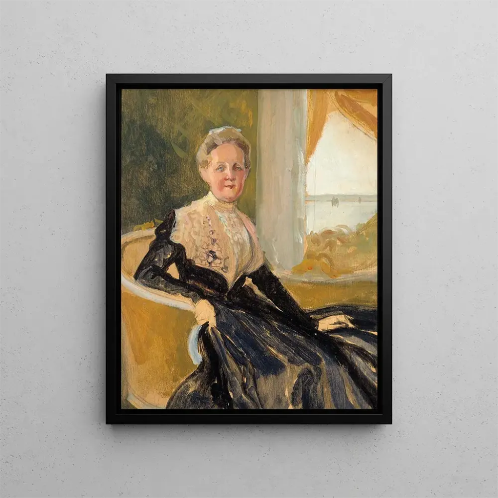 Gemälde Portrait der Gräfin Elisabeth Wachtmaister, Kompositionsskizze - Albert Edelfelt | Kunstdruck