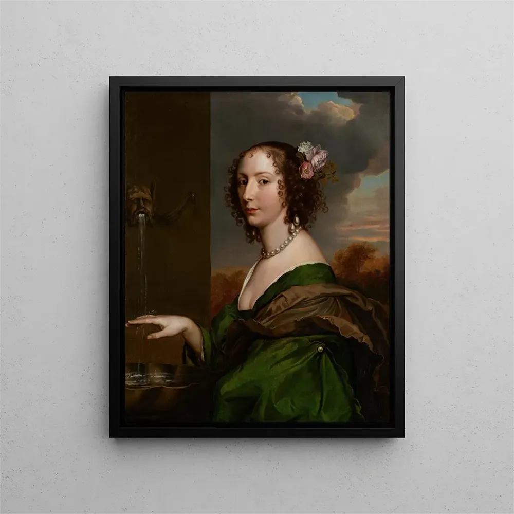 Gemälde Portrait der Gräfin von Carlisle, genannt Lucy Percy - Adriaen Hanneman | Kunstdruck