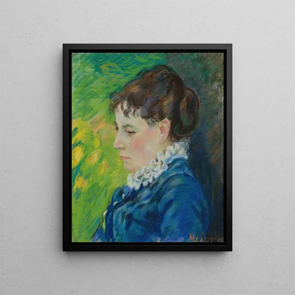 Gemälde Portrait der Künstlerin - Armand Guillaumin | Kunstdruck