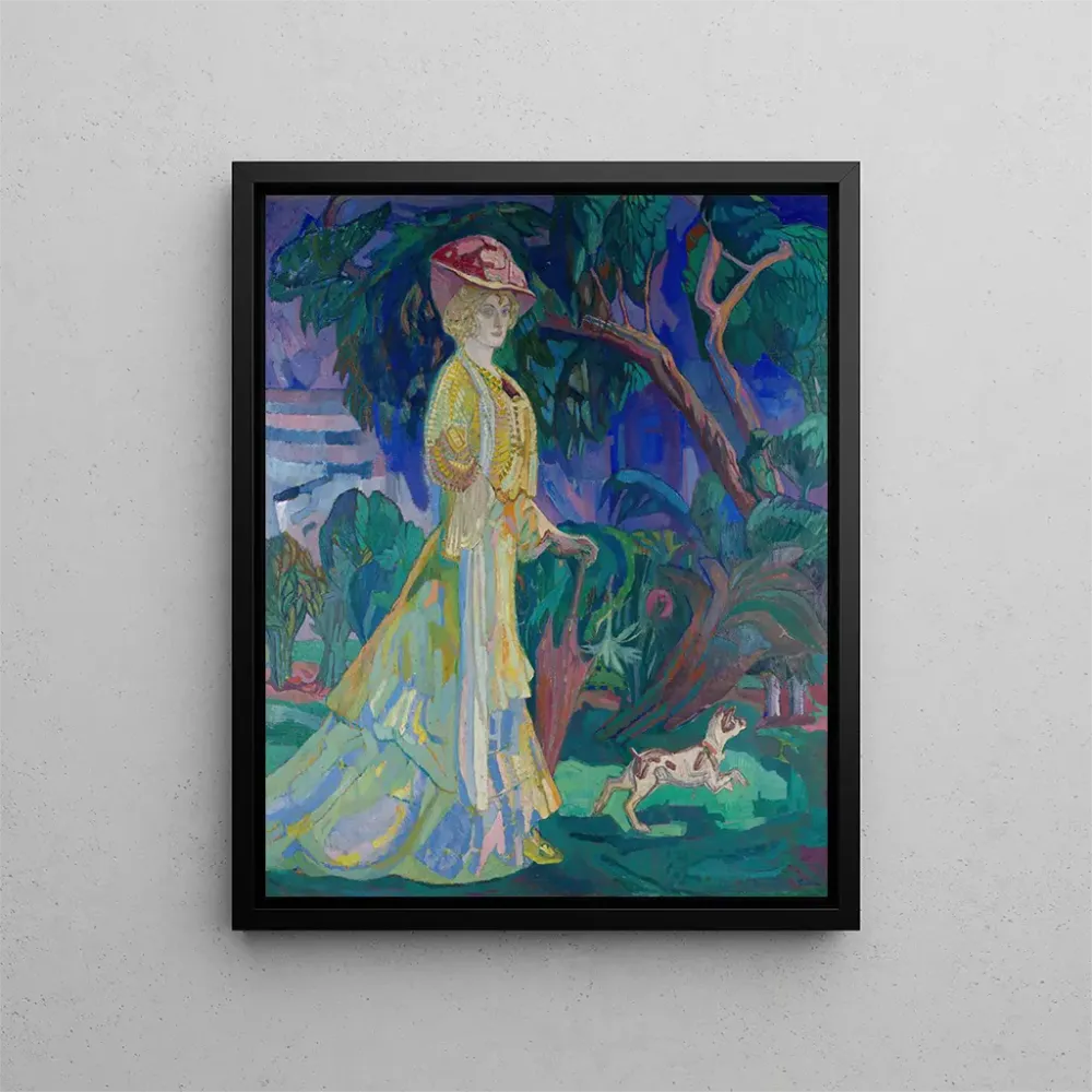 Gemälde Portrait der Künstlerin - Axel Törneman | Kunstdruck