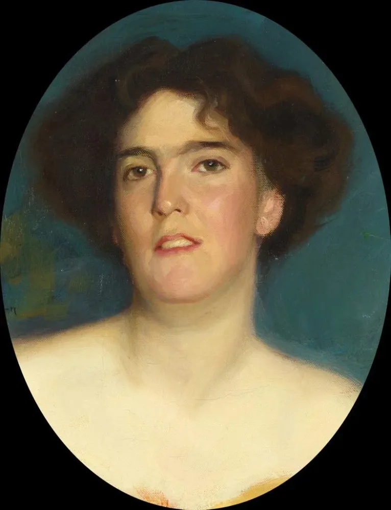 Gemälde Portrait der Opernsängerin Signe Rappe Welden - Bernhard Störmann | Kunstdruck