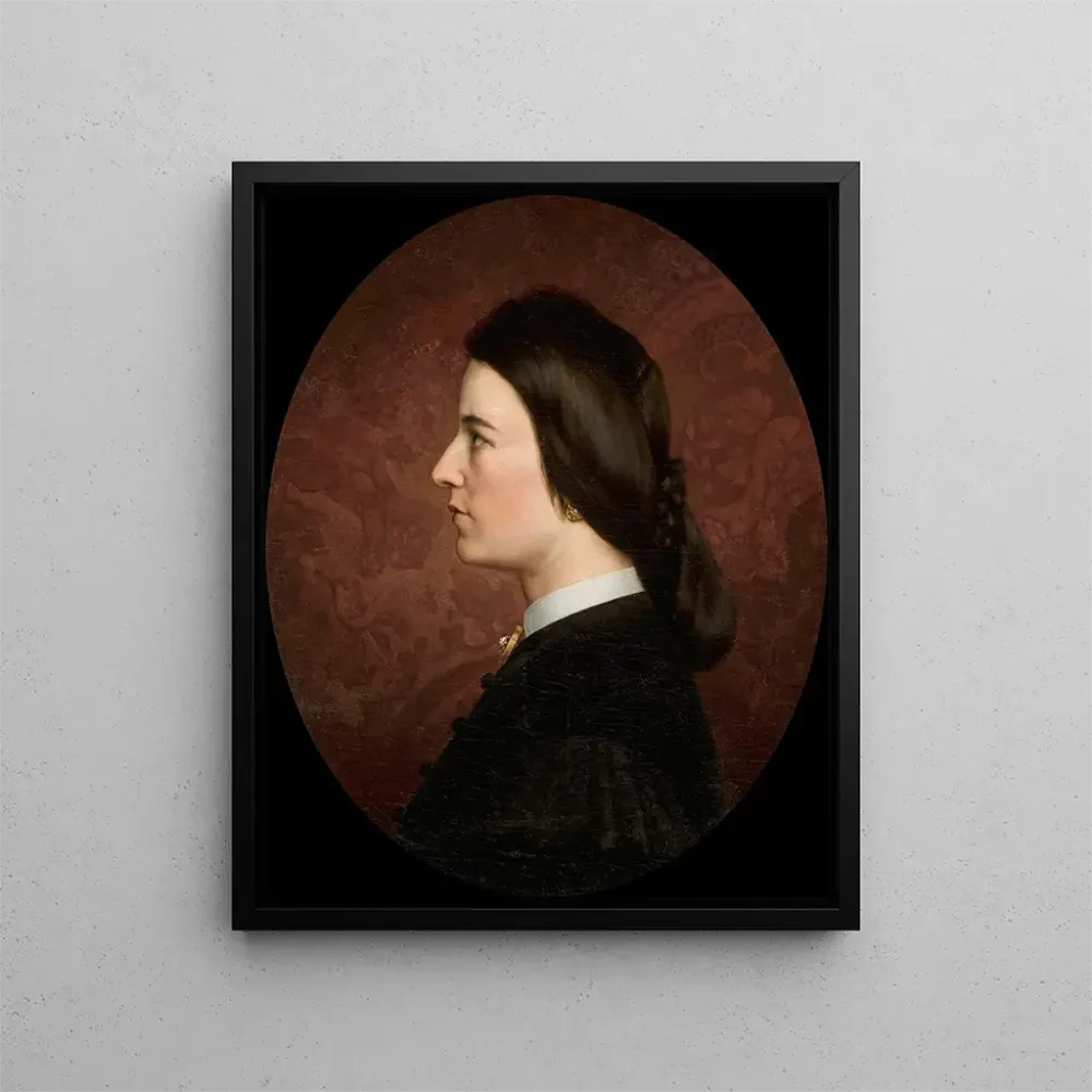 Gemälde Portrait der Schwester des Künstlers Maria Sawiczewska - Artur Grottger | Kunstdruck