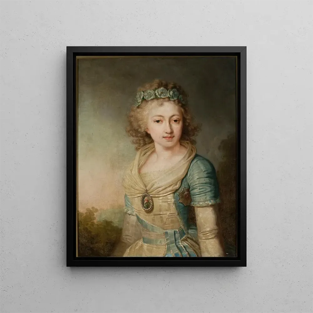 Gemälde Portrait der Tochter von Paul, Hélène - Vladimir Borovikovsky | Kunstdruck