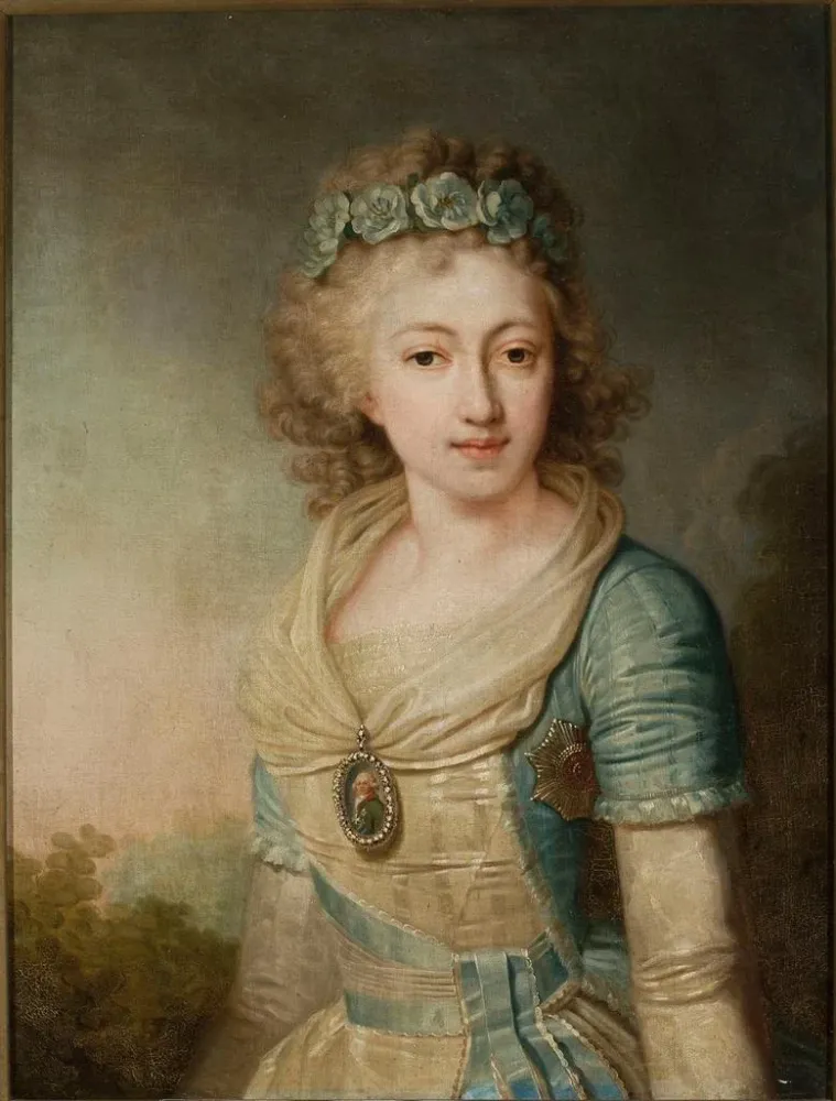 Gemälde Portrait der Tochter von Paul, Hélène - Vladimir Borovikovsky | Kunstdruck