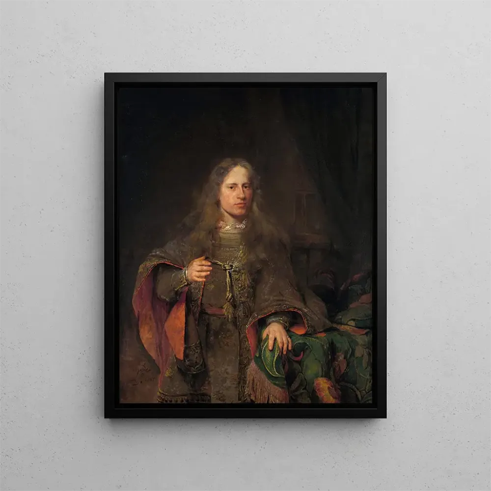 Gemälde Portrait d'Ernest de Beveren, seigneur de West IJsselmonde et De Lindt - Aert de Gelder | Kunstdruck