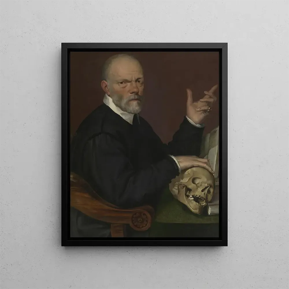 Gemälde Portrait des Arztes Carlo Fontana - Bartolomeo Passarotti | Kunstdruck