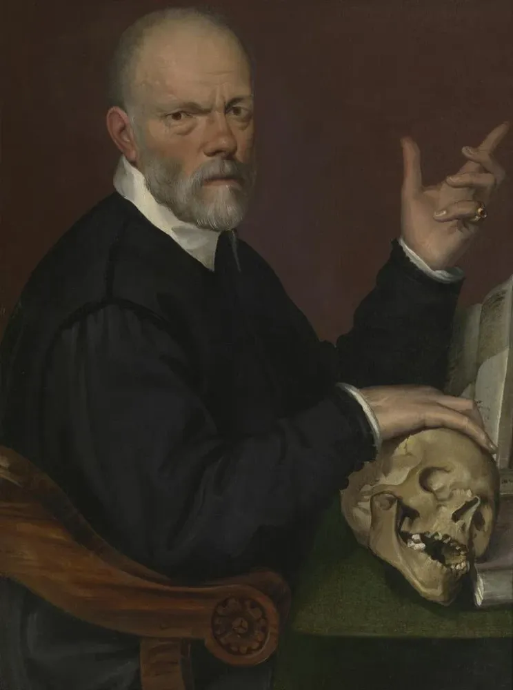 Gemälde Portrait des Arztes Carlo Fontana - Bartolomeo Passarotti | Kunstdruck