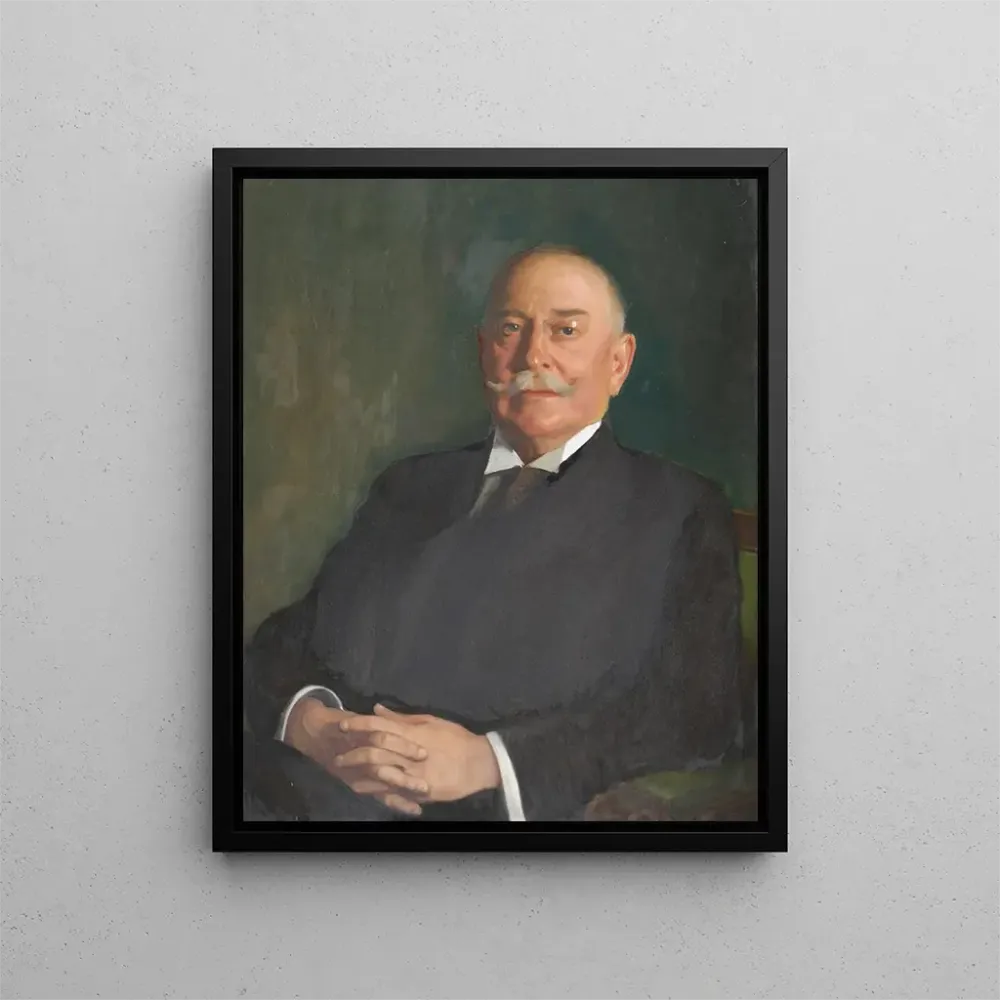 Gemälde Portrait des Bankdirektors Salin Sundsval - Bernhard Störmann | Kunstdruck