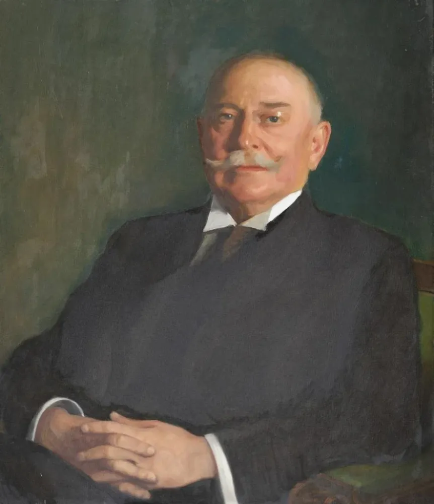 Gemälde Portrait des Bankdirektors Salin Sundsval - Bernhard Störmann | Kunstdruck