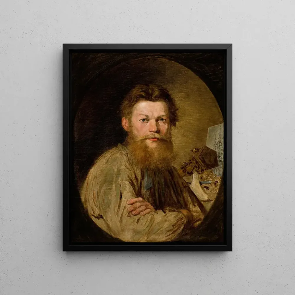 Gemälde Portrait des Bildhauers Kazimierz Wakulski - Antoni Kozakiewicz | Kunstdruck