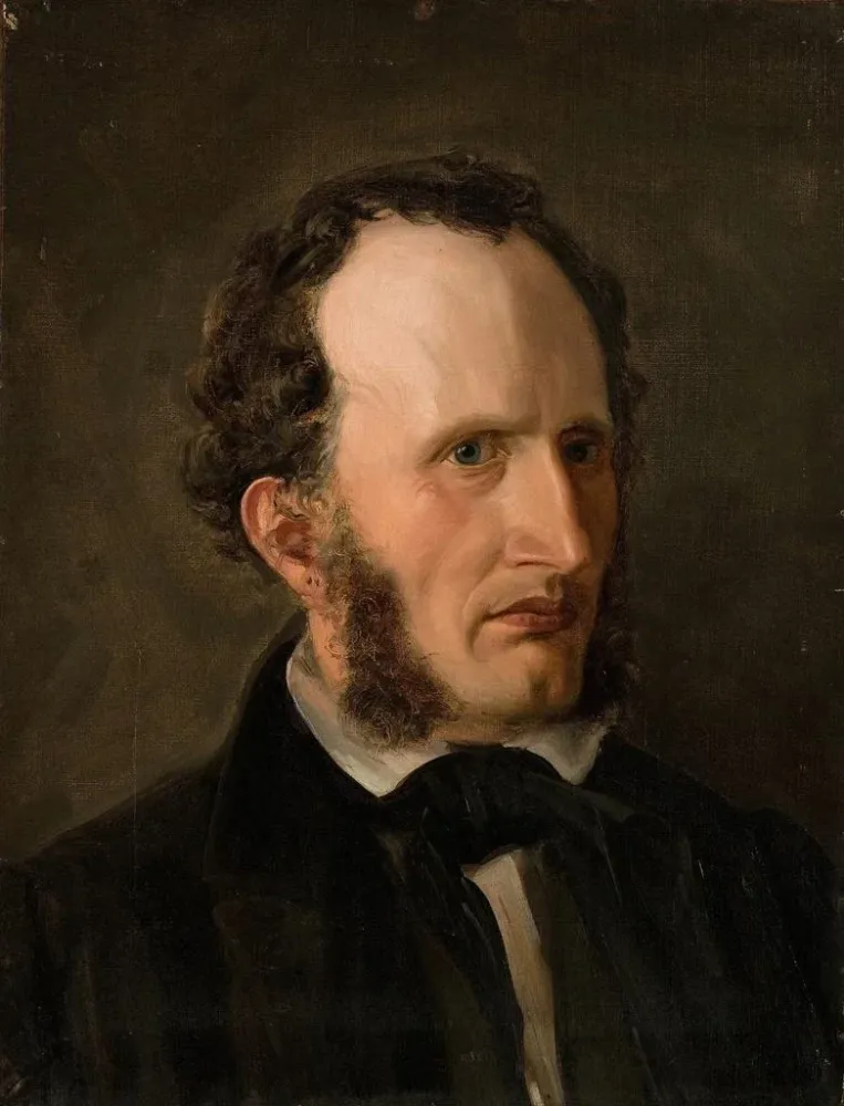 Gemälde Portrait des Bruders des Künstlers, Harald - Amaldus Nielsen | Kunstdruck
