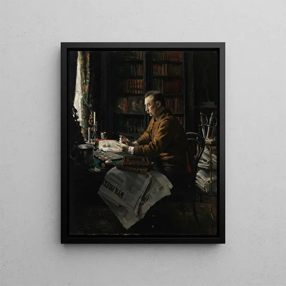 Gemälde Portrait des Doktors Herman Frithiof Antell - Akseli Gallen-Kallela | Kunstdruck