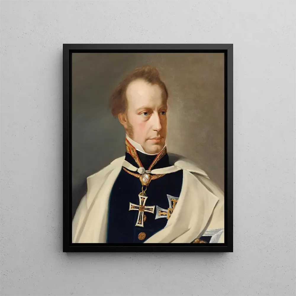 Gemälde Portrait des Erzherzogs Anton Victor Uniform mit dem Großmeisterkreuz des Deutschen Ordens - Anton Einsle | Kunstd...