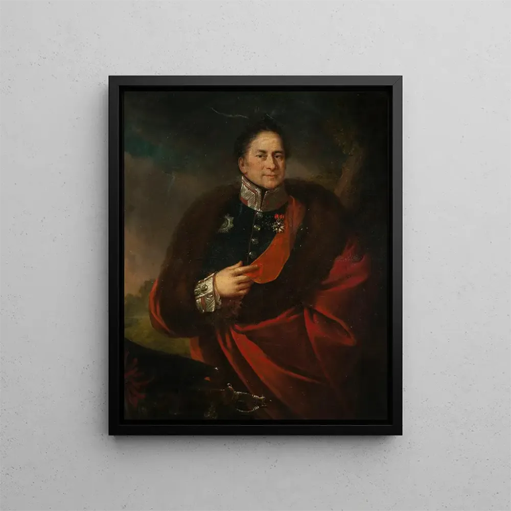 Gemälde Portrait des Generals Stanisław Aleksander Maachowski - Anonym | Kunstdruck