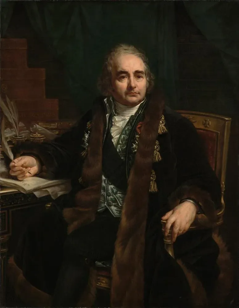 Gemälde Portrait des Grafen Jean-Antoine Chaptal - Antoine-Jean Gros | Kunstdruck
