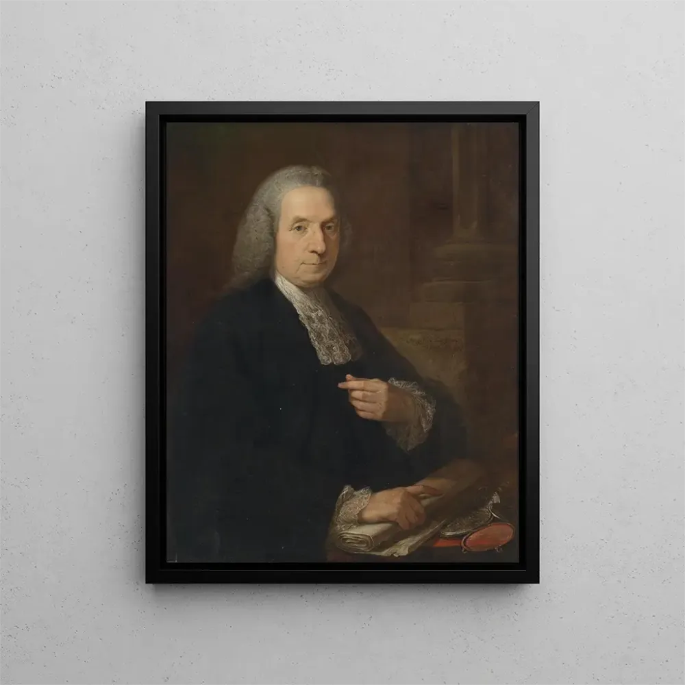 Gemälde Portrait des irischen Anwalts und Politikers Philip Tisdall - Angelica Kauffman | Kunstdruck