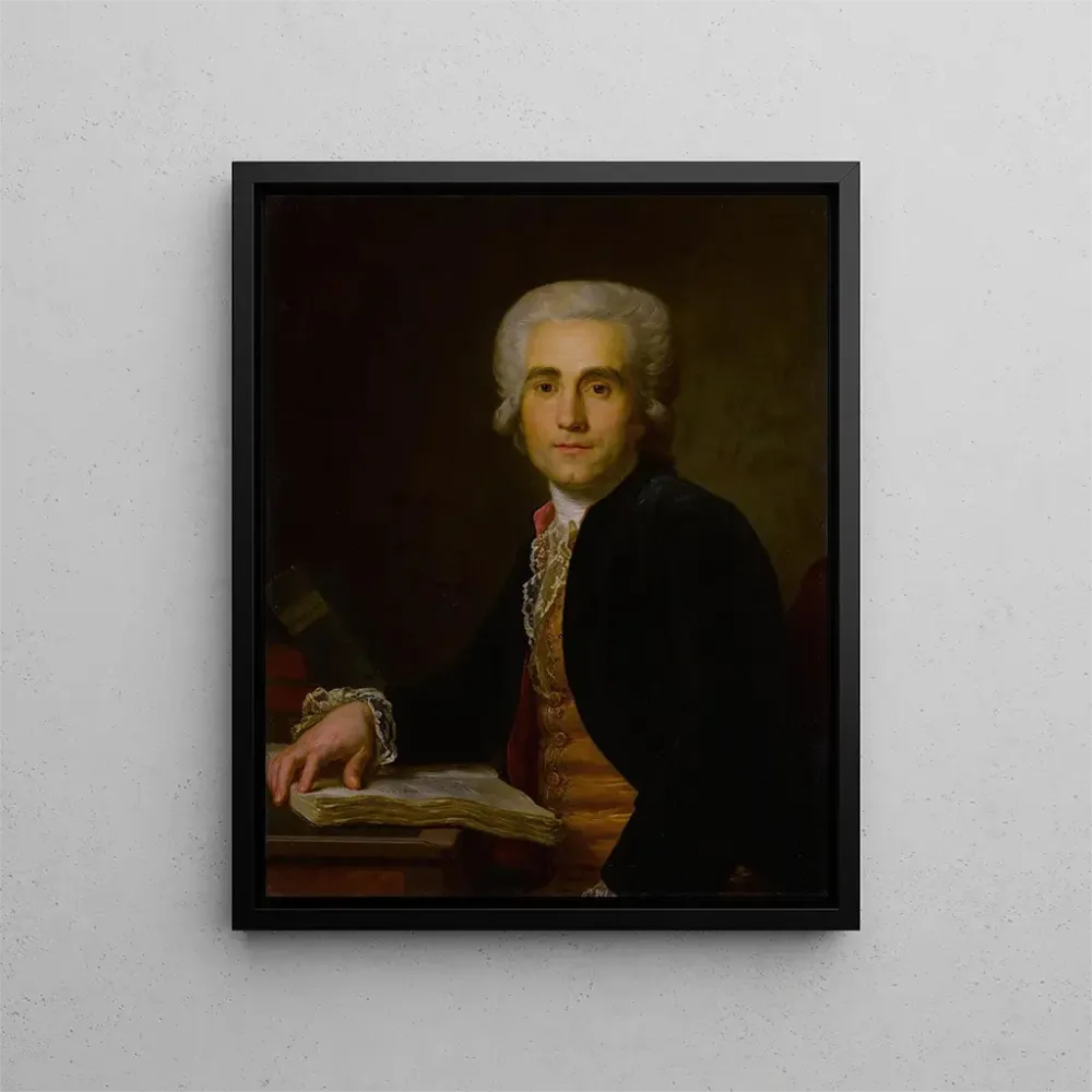 Gemälde Portrait des Dr. Jean-Louis Baudelocque - Antoine Vestier | Kunstdruck
