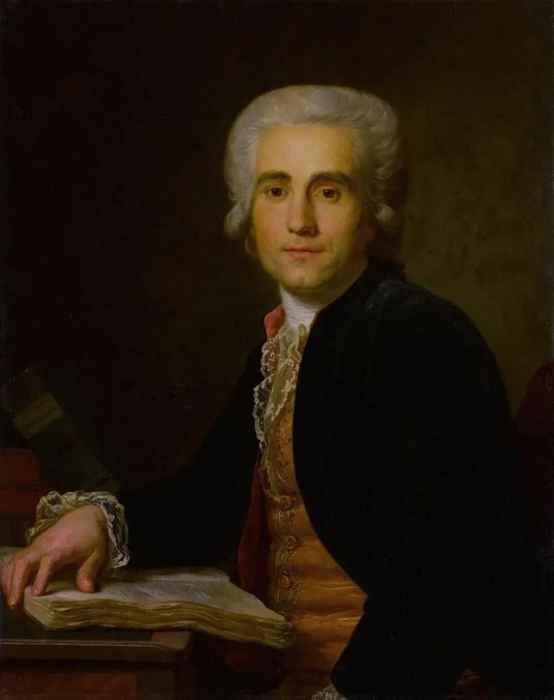 Gemälde Portrait des Dr. Jean-Louis Baudelocque - Antoine Vestier | Kunstdruck