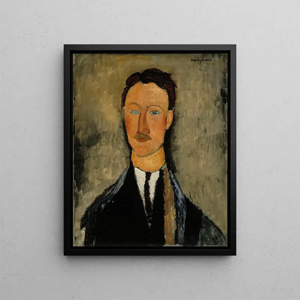 Gemälde Portrait des Künstlers Léopold Survage - Amedeo Modigliani | Kunstdruck