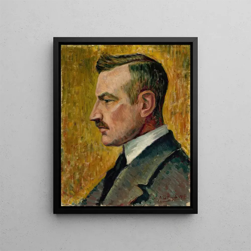 Gemälde Portrait des Künstlers Magnus Enckell - Alfred William Finch | Kunstdruck
