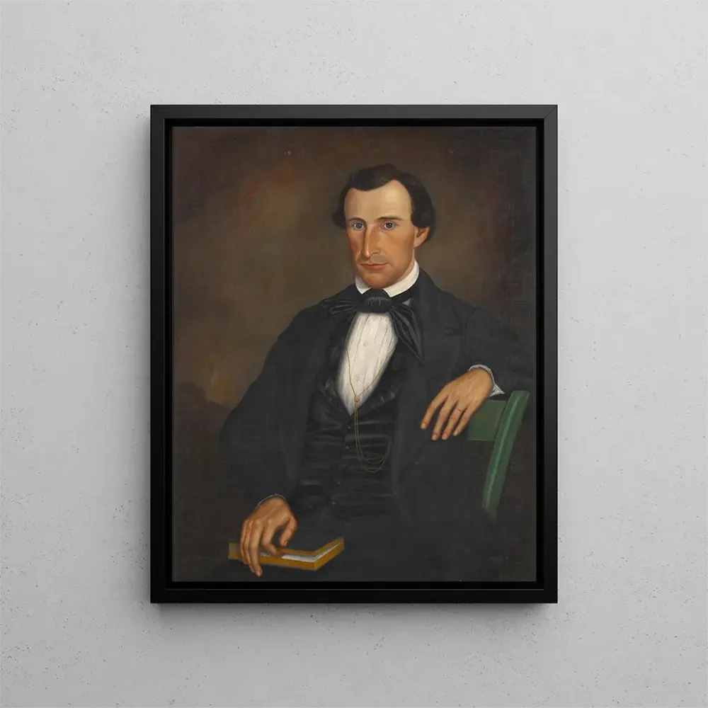 Gemälde Portrait des Dr Lewis D. Lyons - Barton Stone Hays | Kunstdruck