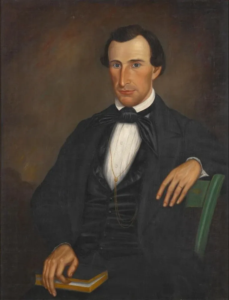 Gemälde Portrait des Dr Lewis D. Lyons - Barton Stone Hays | Kunstdruck