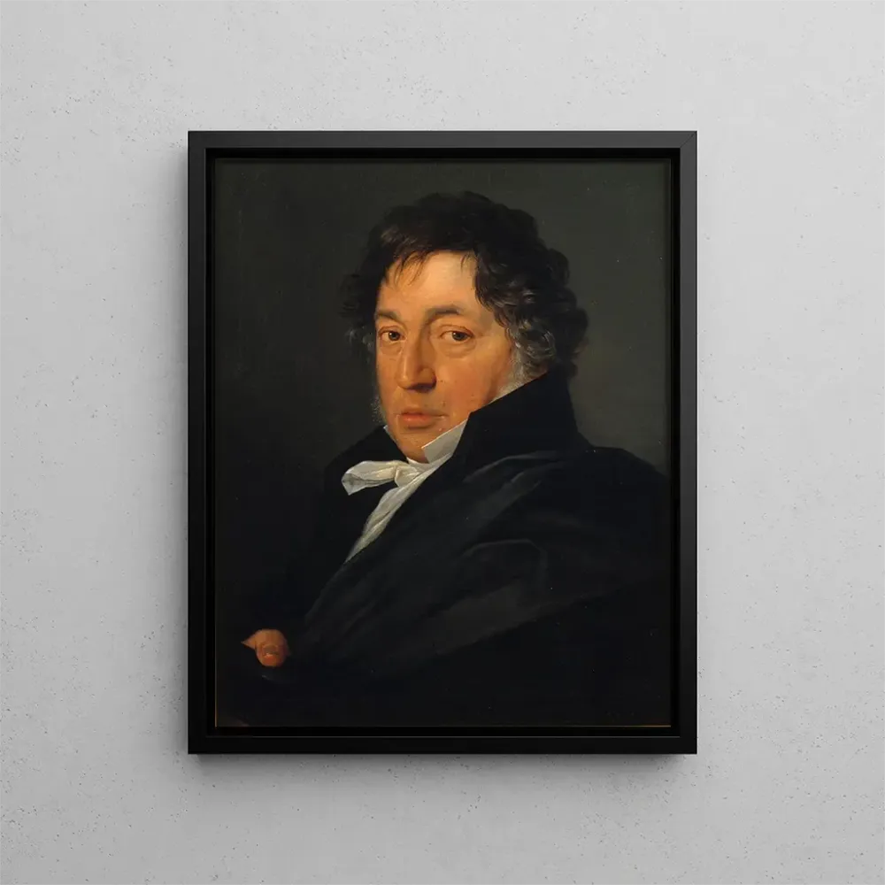 Gemälde Portrait des Malers Zacarías González Velázquez - Antonio Mercar | Kunstdruck
