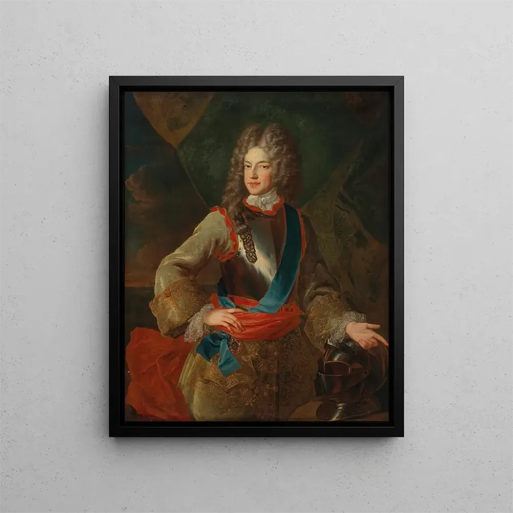 Gemälde Portrait des Prinzen James Francis Edward Stuart, des alten Anspruchstellers - Alexis Simon Belle | Kunstdruck