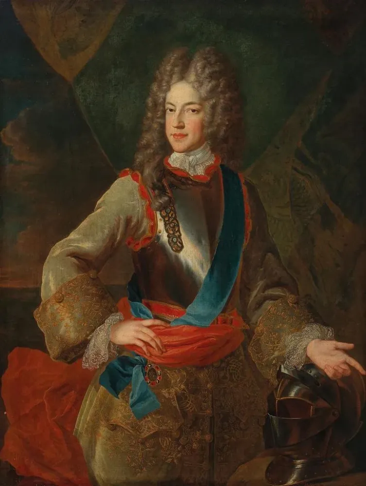 Gemälde Portrait des Prinzen James Francis Edward Stuart, des alten Anspruchstellers - Alexis Simon Belle | Kunstdruck