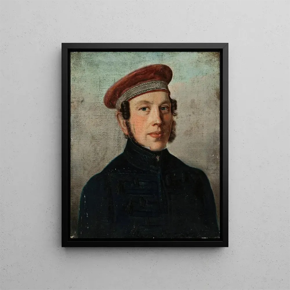 Gemälde Portrait des Prinzen Romain Czartoryski - Anton Clemens Albrecht Evers | Kunstdruck