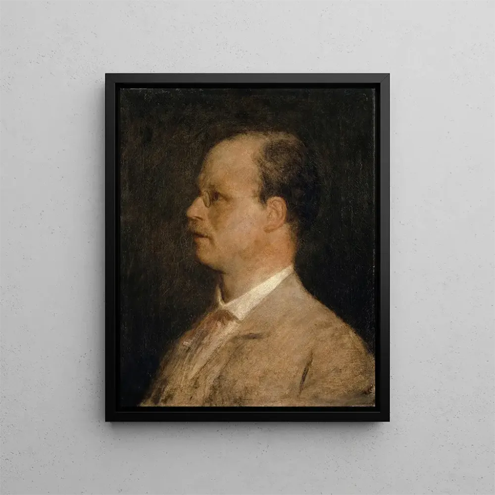 Gemälde Portrait des Professors Fritz Burckhardt-Brenner - Arnold Böcklin | Kunstdruck