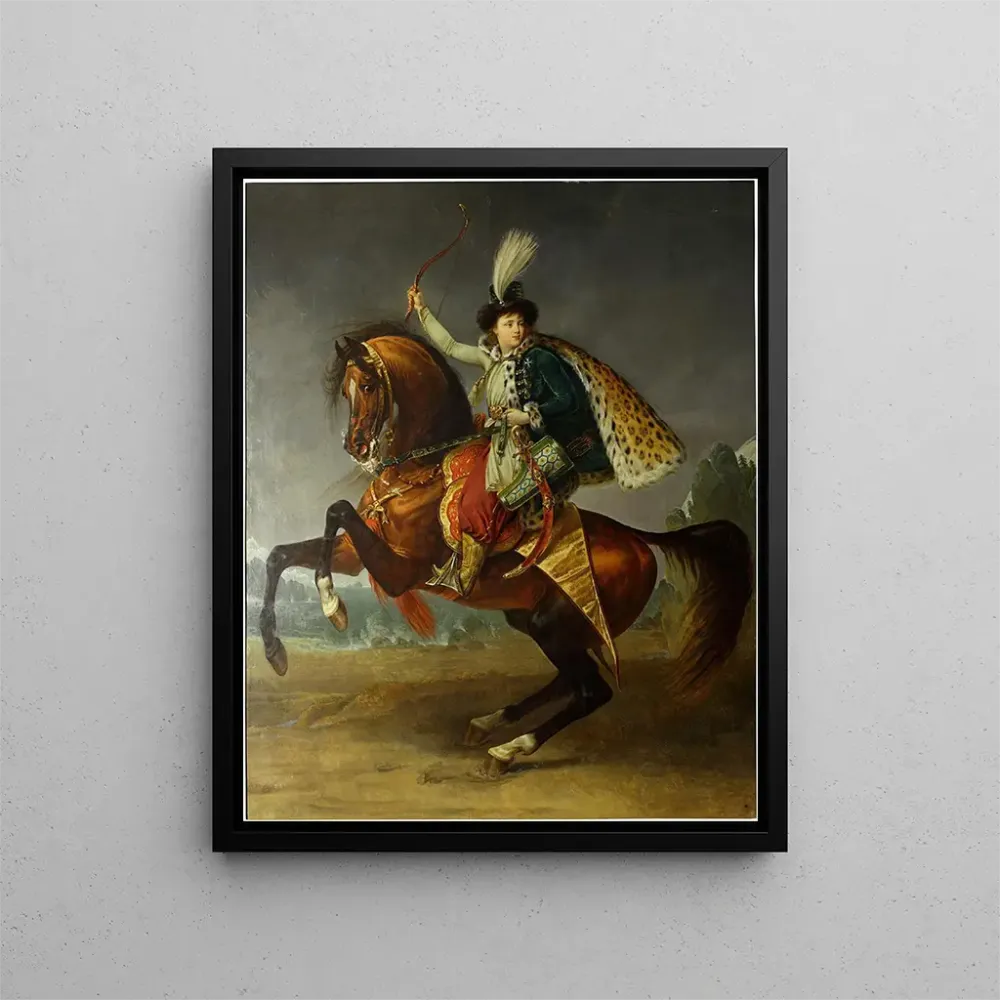 Gemälde Portrait des Reiters Prinz Boris Youssoupov - Antoine-Jean Gros | Kunstdruck