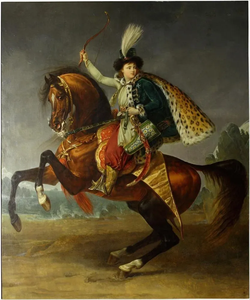 Gemälde Portrait des Reiters Prinz Boris Youssoupov - Antoine-Jean Gros | Kunstdruck