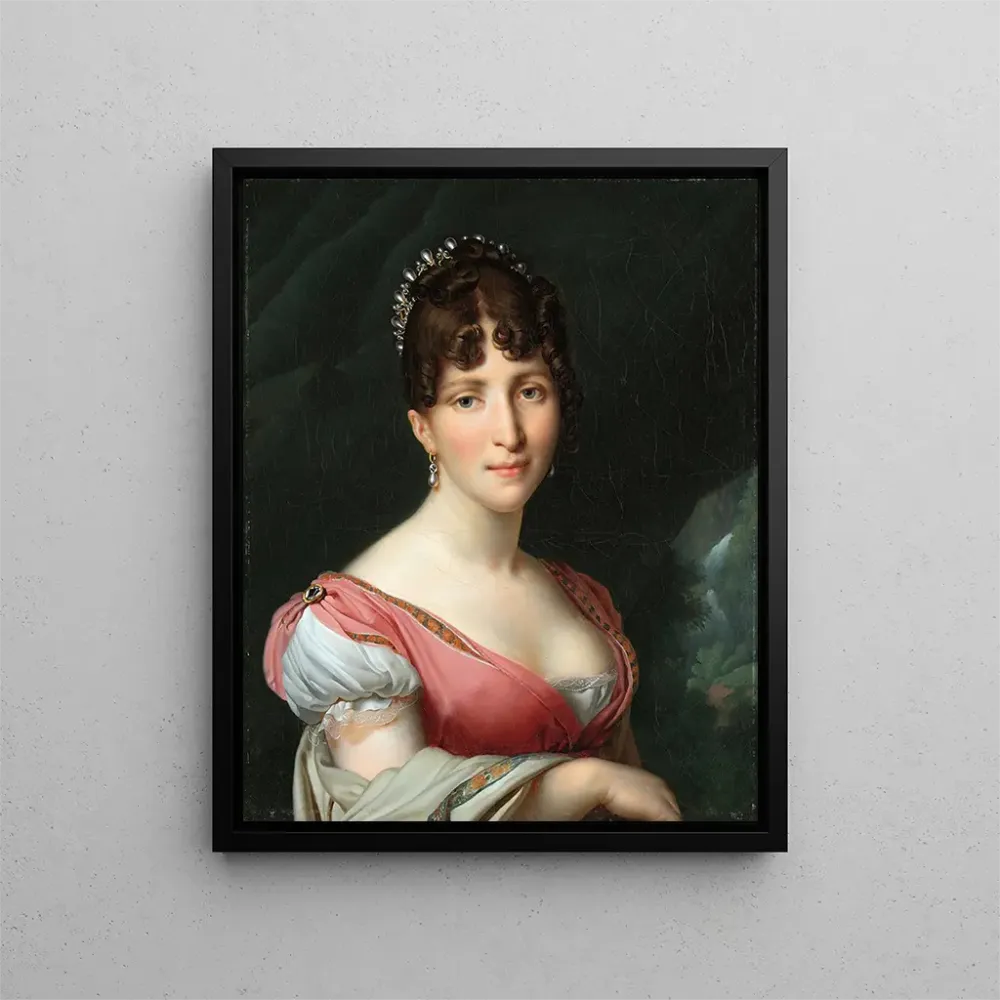 Gemälde Portrait d'Hortense de Beauharnais, reine de Hollande - Anne-Louis Girodet-Trioson | Kunstdruck
