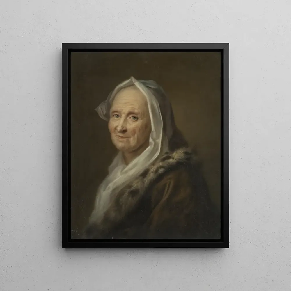 Gemälde Portrait einer alten Dame - Balthasar Denner | Kunstdruck