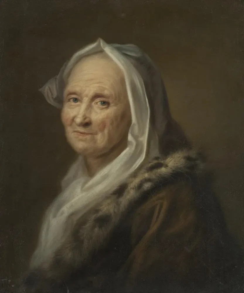 Gemälde Portrait einer alten Dame - Balthasar Denner | Kunstdruck
