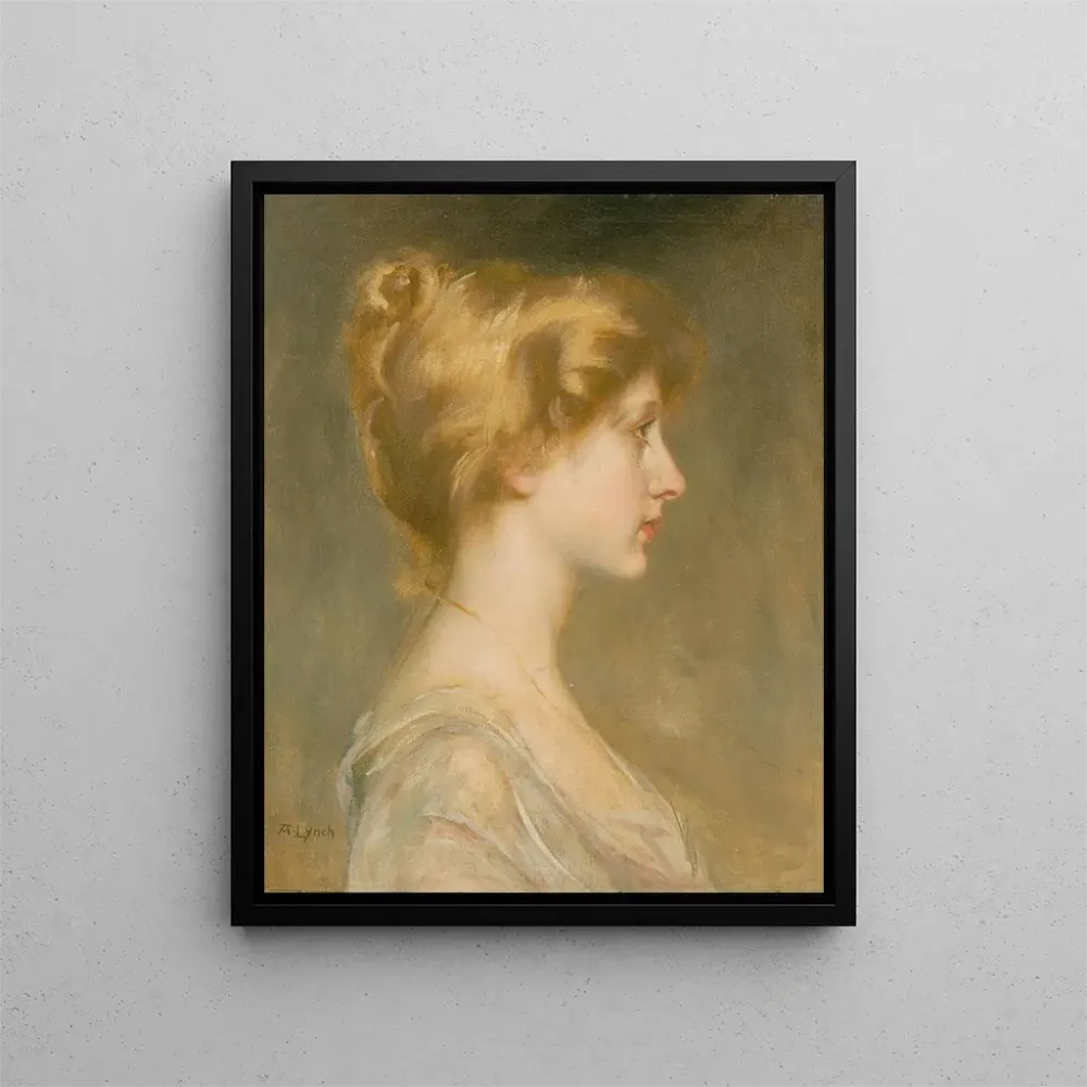 Gemälde Portrait einer blonden Frau - Albert Lynch | Kunstdruck