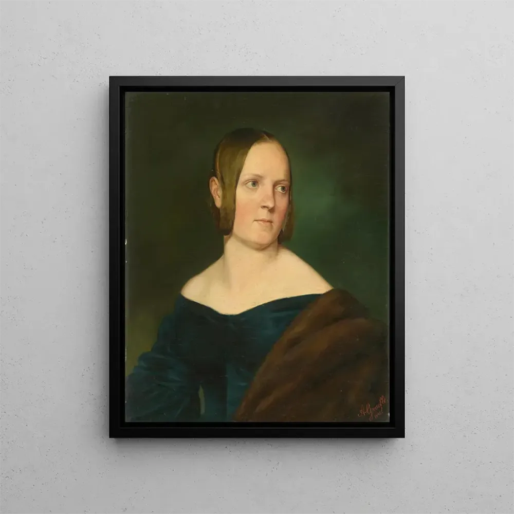 Gemälde Portrait einer Dame - Albert Gréfle | Kunstdruck