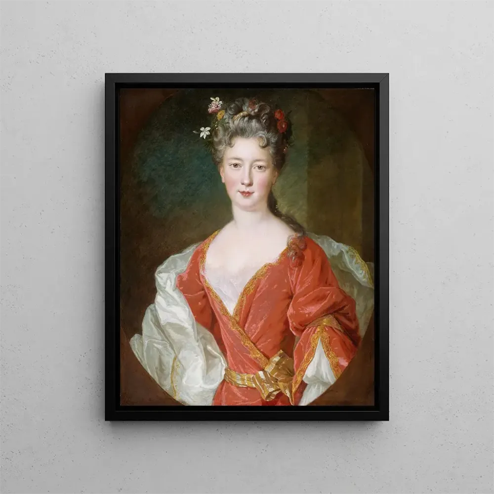 Gemälde Portrait einer Dame - Alexis Simon Belle | Kunstdruck