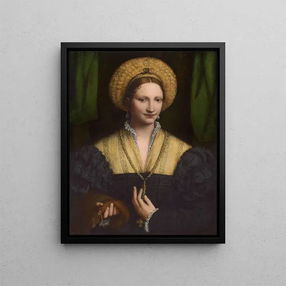 Gemälde Portrait einer Dame - Bernardino Luini | Kunstdruck