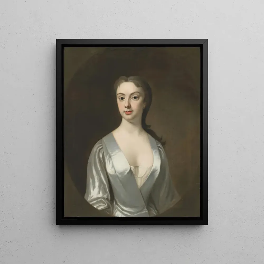 Gemälde Portrait einer Dame, traditionell als Joyce Leeson - Anthony Lee identifiziert | Kunstdruck