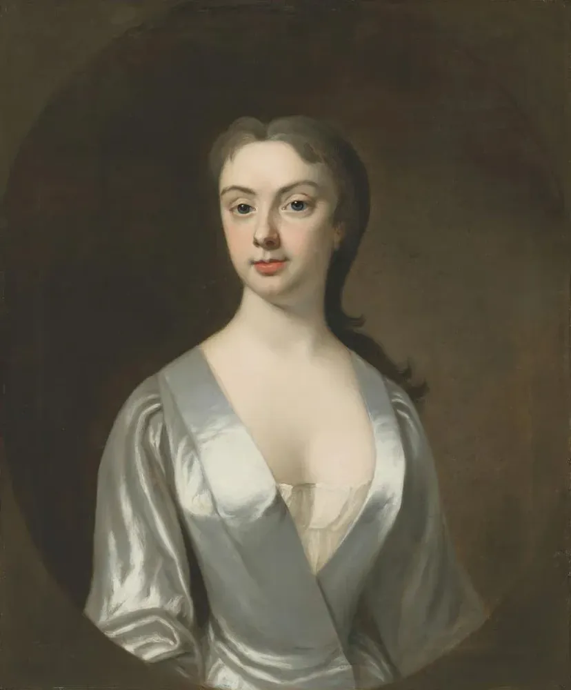 Gemälde Portrait einer Dame, traditionell als Joyce Leeson - Anthony Lee identifiziert | Kunstdruck