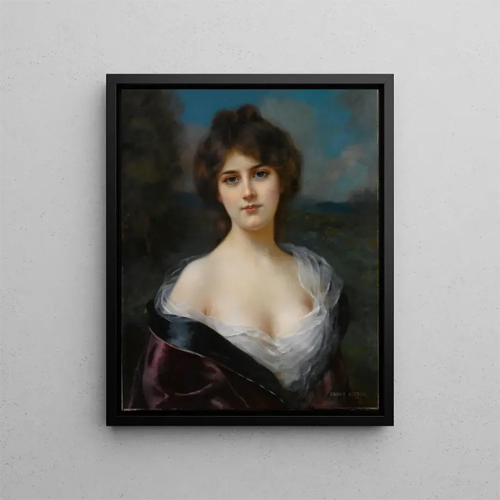 Gemälde Portrait einer Frau - Abbey Altson | Kunstdruck