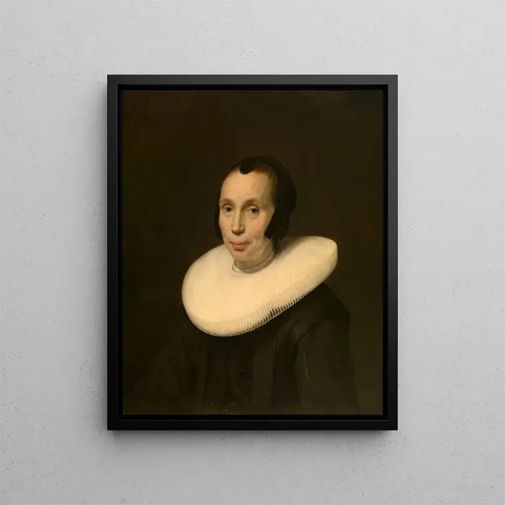 Gemälde Portrait einer Frau - Abraham de Vries | Kunstdruck