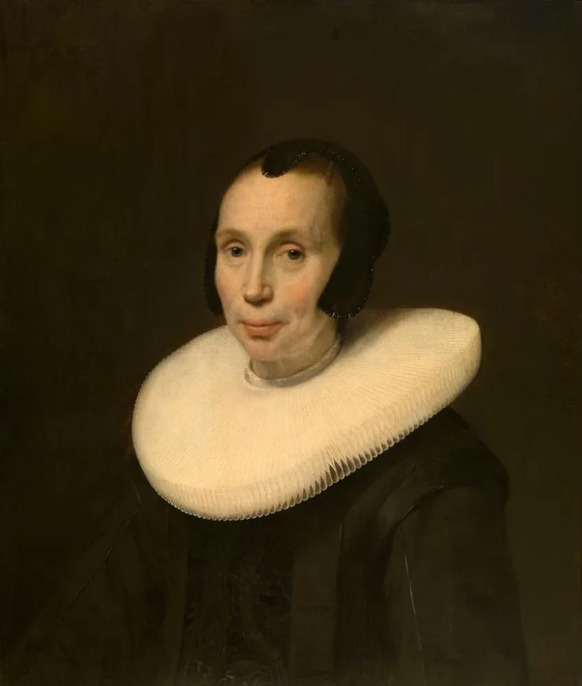 Gemälde Portrait einer Frau - Abraham de Vries | Kunstdruck