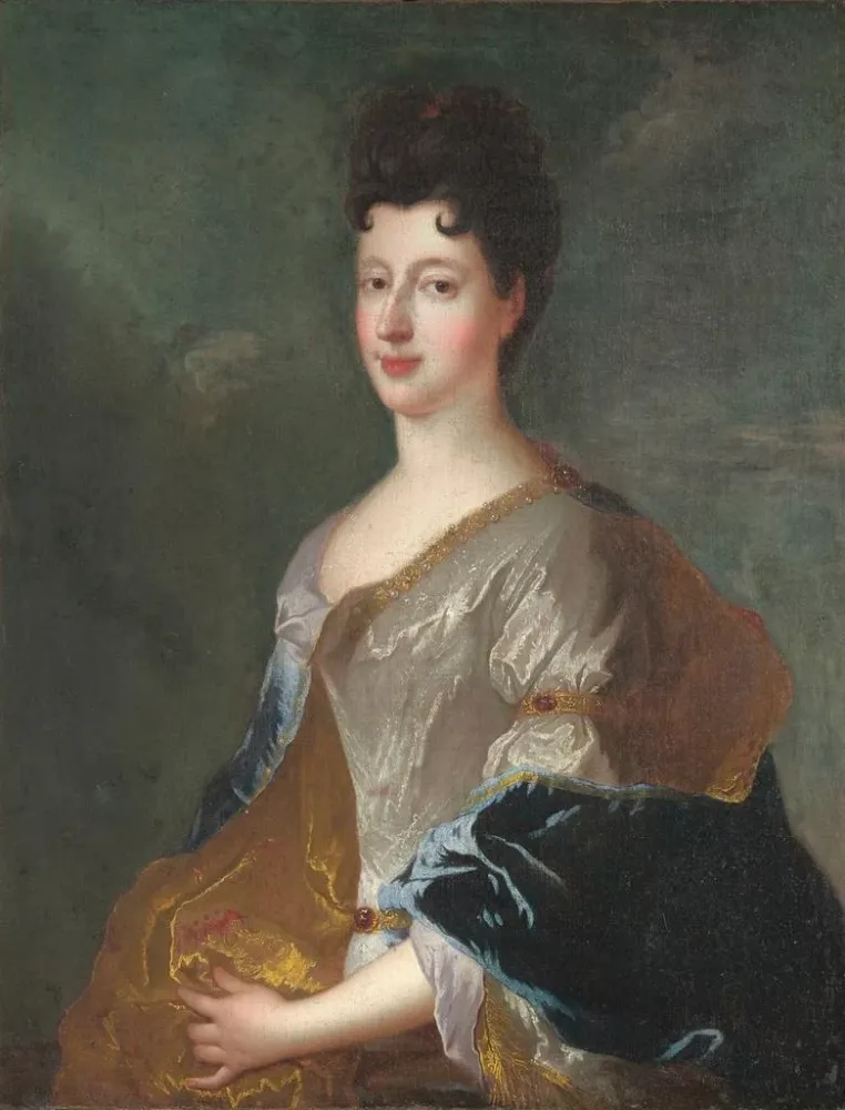Gemälde Portrait einer Frau - Alexis Simon Belle | Kunstdruck