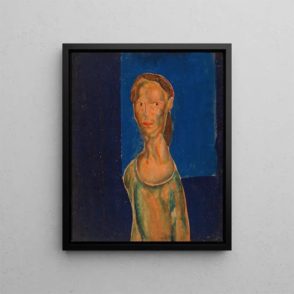 Gemälde Portrait einer Frau - Alfred Henry Maurer | Kunstdruck
