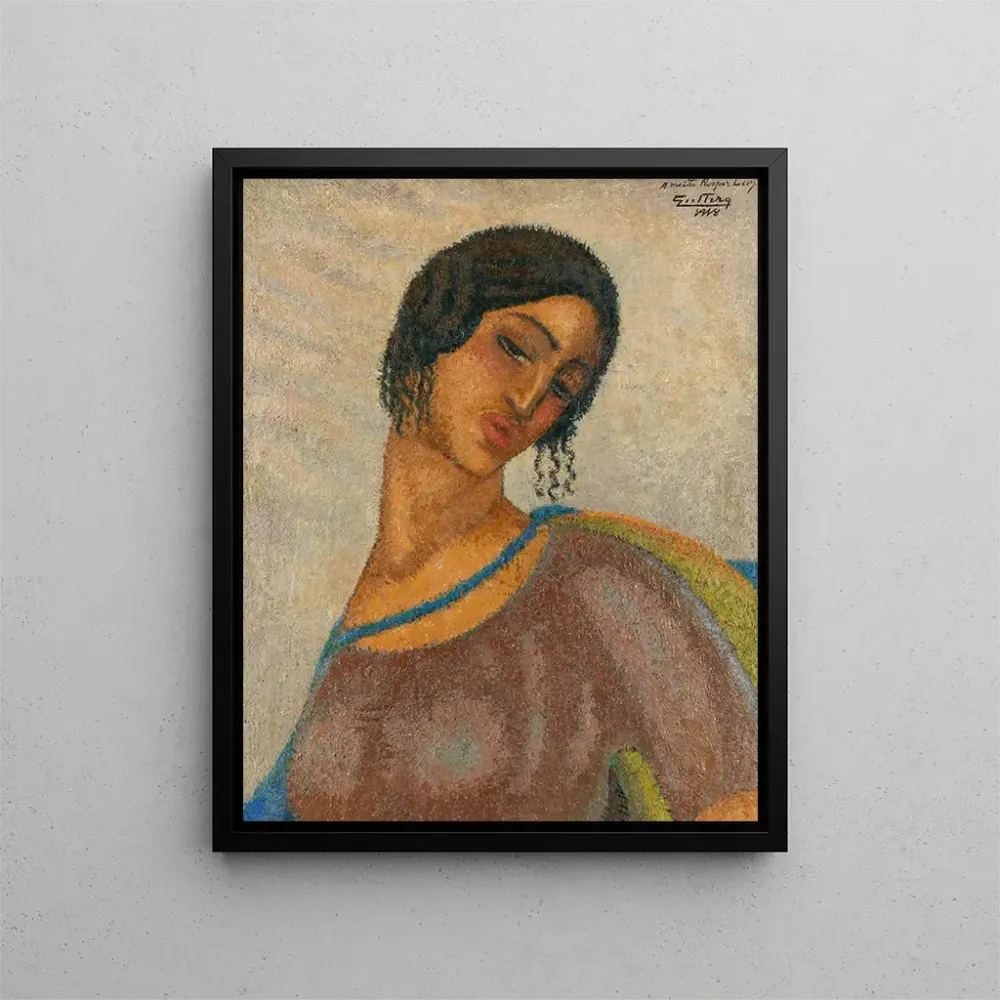 Gemälde Portrait einer Frau - Alfredo Guttero | Kunstdruck